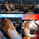 KMF 8pcs Thicken Sun Shades for Honda CR-V 2017-2022 Accessories, CRV Sunshade Full Car Window Covers for Windshield Side Rear, UV Block and Blackout Privacy for Camping Outdoor