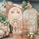 MEHOFOND 5x7ft Beige Cielito Lindo Baby Shower Backdrop Mexican Fiesta Cielito Lindo Baby Shower Party Decorations Vertical Photography Background Wedding Birthday Banner Photo Supplies