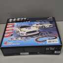 AGM MASETCH Slot Car Racing Track Set with 4 Unique Slot Cars, Battery Powered or Electric Car Track, Gift Toys for Boys Girls 8+ Years Old