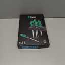 Wera - 5105650001 Kraftform Plus 334/6 Screwdriver Set with Rack and Lasertip, 6-Pieces, Multicolor, Slotted: 6.5x150mm, 3x80mm, 4x100mm, 5.5x125. Phillips: PH1x80, PH2x100