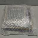 N9R 60 Pack Black Square Plastic Plates with Gold Rim Include 30 Disposable Dinner Plates 9.5 Inch and 30 Dessert Plate 6.5 Inch, Fancy Plate for Party, Wedding, Halloween and Daily Use