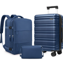 Suitcase Set 3 Piece, 20 IN Carry On Luggage with PC Hard Shell, TSA Lock Spinner Wheels Extension Handle Suitcase Set, Luggage With Fully Lined Interior