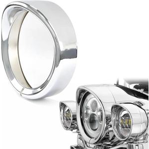 SKTYANTS 7 inch Motorcycle Trim Ring 7" inch Headlight For Motorcycle 12-14 FLD 94-14 FLHR 86-14-FLST (Chrome)