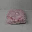 WNPETHOME Calming Dog Bed Cat Bed Donut, Faux Fur Pet Bed Self-Warming Donut Cuddler, Comfortable Round Plush Dog Beds (20 x 20 x 8 Inch, Light Pink)