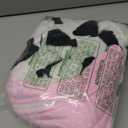 LONULAIN Unisex Kids Animal Oneise Pajamas, Boys Girls Flannel Hooded Halloween Cosplay Costume/Homewear/Sleepwear (3-4T, Cow)