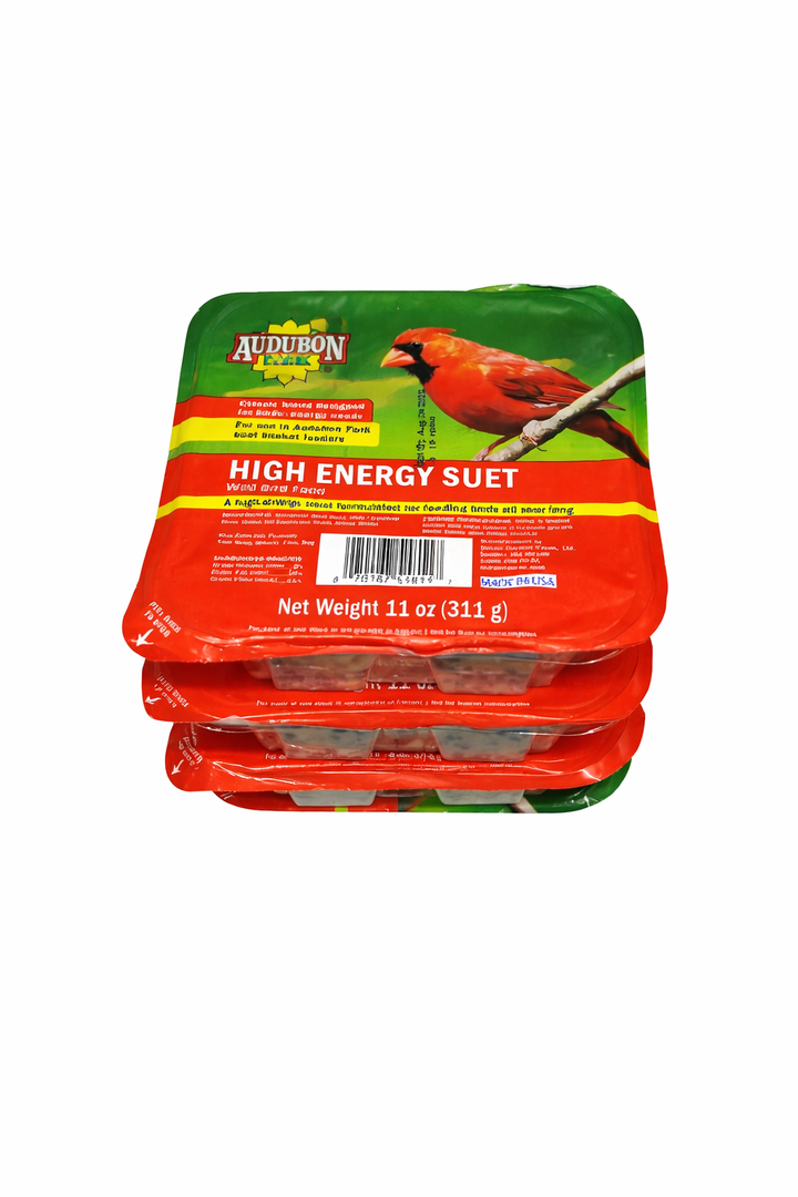 Audubon Park High Energy Suet Wild Bird Food, Best By Aug 26/2025, Pack Of 4