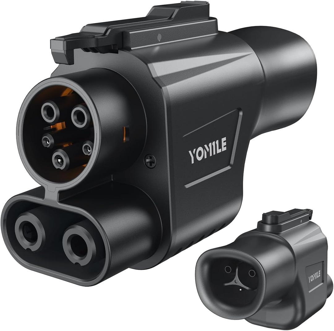 2025 Upgraded for Tesla Supercharger to CCS1 Charger Adapter [Max 500A, 1000V] Fast Charge NACS to CCS Electric Vehicle Charging Adapter Compatible with Tesla Supercharger, Fit for Rivian, Ford, GM EVs