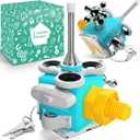 Busy Cube Sensory Toys for Toddlers is a Handmade Montessori Fidget Cube - Wooden Busy Board Baby Activity Cube Travel Toy for Children with Autism Toys & ADHD 1 2 3