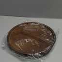 VERTORGAN Lazy Susan Organizer for Kitchen,Acacia Wood Turntable for Cabinet, Pantry, Table, Countertop, Vanity, Spice RackSmall (8.6 In)