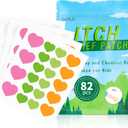 3 x Itch Relief Patch 82pcs Anti Itching Stickers Nature Formula Hydrocolloid Fast Bite Itch Relief Chemical-Free & Safe for Kids Reduces Swelling Prevents Scratching Minimize Dark Marks (82)