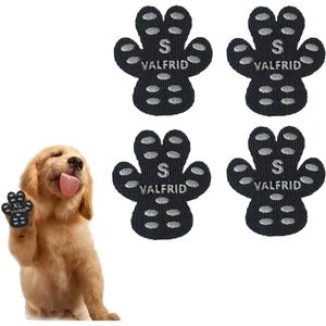 Dog Paw Protector Anti-Slip Grips to Keeps Dogs from Slipping On Hardwood Floors,Disposable Self Adhesive Resistant Dog Shoes Booties Socks Replacement S 24 Pieces (S (1.65" x1.32 ",4-10 lbs))