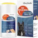 Dental Gels for Dogs, Turn & Taste Dog Toothpaste, Dog Dental Care, Continually Freshens Breath for 24 Hours, Delicious Flavors Like Chicken, No Brush Toothpaste for Dogs