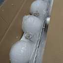 Mid Century Modern Brushed Nickel Bathroom Vanity Light Fixtures 4 Lights Milky Glass Wall Lighting Bath Vanity Lights Over Mirror (Exclude G9 Bulb)