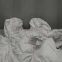 Breling Kids Air Mattress Fitted Sheets Compatible with Intex Cozy Kidz (Sheet Only) Toddler Inflatable Mattress Sheets for Kids Sleepover Party Travel Camping Airbed (White,4 Pcs)