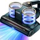 CFBF Mattress Vacuum Cleaner, Bed Vacuum Cleaner with 16Kpa Suction 253.7nm UV-C Light, Ultrasonic & High Heating, 500W Powerful Double-Cup Handheld Vacuums for Bed, Sofa, Couch, Crib, 16.4FT Corded