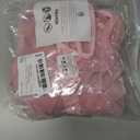 OYOANGLE Women's Lingerie Set 2 Piece Mesh Lace Sheer Chemise and G String Babydoll Nightwear (Medium, Pink)