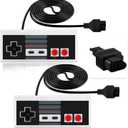 NC Classic NES Controllers for NES 8 Bit Entertainment System Console Control Pad (2PCS)