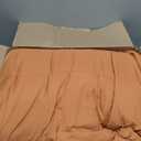 Bedsure Comforter Duvet Insert - Quilted Comforters Cal King Size, All Season Duvet, GentleSoft Down Alternative Bedding, with 8 Tabs, Gifts for Women/Men, Burnt Orange, Cal King 96 X 102 Inches