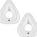 Replacement Cushion for ResMed AirFit F20 Mask, Full Face CPAP Mask Cushion Replacement, Reliable Seal Perfect Fit, Covers Nose and Mouth, 2 Packs, Medium