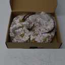 Sunm Boutique Silk Cherry Blossom Branches, Artificial Cherry Blossom Tree Stems Faux Cherry Flowers Vase Arrangements for Wedding Home Decor, Set of 5 (White)