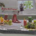 KITCHTREE Masticating Juicer Attachment for KitchenAid Stand Mixer, 4.2" Large Feed Chute Fit Whole Vegetables & Fruits, Slow Cold Press Juicing, Includes 2 * 28oz capacity cups