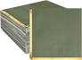 Fulmoon 100 Pack 2 Ply Cocktail Napkins Paper Gold Foil Trim Edge Beverage Dessert Disposable Paper Napkins Dinner Baby Shower Wedding Birthday Party Tableware Decorations, 5 x 5 Inches(Olive Green)