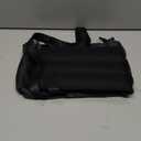 Airplane Foot Hammock, No Collapse Foot Rest for Plane Travel with Extended Adjustment Strap, Portable Desk Foot Hammock with Thickened Foam, Foot Sling Travel Essentials to Relax Your Feet (1 Pc Black)