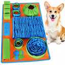Vivifying Snuffle Mat for Dogs, Interactive Dog Puzzle Toy for Boredom and Mental Stimulation, Enrichment Feeding Game Sniff Mat Helps Slow Eating and Keep Busy
