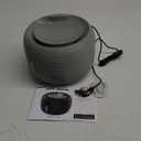 SIBAYS 3.5L/118oz Large Capacity Cat Water Fountain, Automatic Quiet Pet Water Fountain for Cats Indoor Cat Drinking Fountain, Dog Water Bowl Dispenser with LED Light & Water Level Window(FS77, Grey)