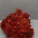 50FT Christmas Tinsel Garland, Xmas Metallic Tinsel Twist Hanging Garland for Christmas Tree Indoor and Outdoor Holiday Party Decoration (Blue)