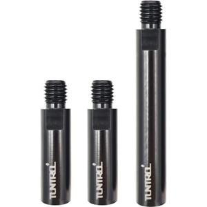 5/8"-11 Thread Rotary Extension Shaft Set, 5" & 3" & 3" Aluminum Connecting Rod Extender for Car Polisher, Angle Grinder, Backing Plate
