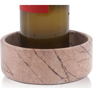 MarbleWine Bottle Coaster - Absorbent Cork Holder for Champagne Bottles and Any Occasion