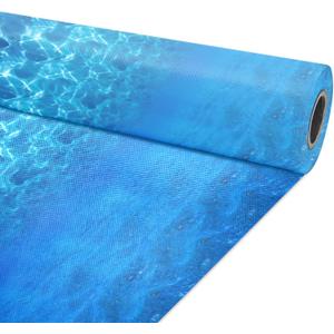 EggSun Ocean Sea Bulletin Board Paper Roll, 14.8FTx47IN Large Reusable Waterproof Erasable Classroom Wall Background Backdrop, Fade-Resistant Fabric Wrapping Paper School Decors Teacher Supplies