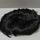 Womens Wigs Black Short Flip Bob Hair Wig Halloween Costume Cosplay Wig
