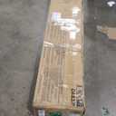 DHP Milton Twin Loft Bed, White, Traditional Small Space Junior Size, Horizontal Paneling, Sturdy Wood Construction