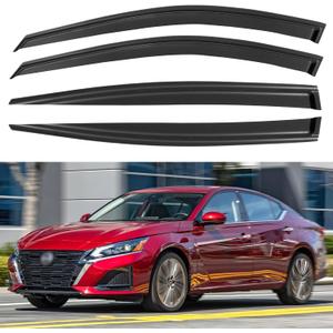 Window Visors Rain Guards for 2019-2025 Nissan Altima, Out-Channel Window Vent Wind Deflectors Visors Shades for 19-25 Altima