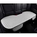 BerSzero Car Seat Covers Gray Universal Car Seat Cushion, Rear Bench Seat Protective Mat pad for Car Truck SUV and Baby Skin-Friendly (Gray-Rear)