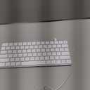 Macally Apple Wireless Keyboard and Mouse for Mac - Dual Mode (Bluetooth + Wired) - Multi-Device, Rechargeable - Mini Wireless Keyboard and Mouse Combo for MacBook, iPad, Mac mini/Air/Pro (Silver