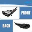 LABLT Driver Side Headlight Assembly Replacement for Sienna Le Xle 2021-2022 Left Side Headlamp 81150-08100