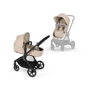 Cybex EOS 2-in-1 Baby Stroller for Newborn, Infant to Toddler- Almond Beige