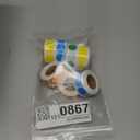 Primary Color Code Labels Pack 1″ Round Pack Of 7