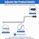 18'' Flame Broiler Adjusting Bar for Pit Boss PB1100SP PB100SPW PB1150PS2