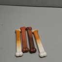 Nylabone Original Bone Power Chew Toy for Dogs, Durable Dog Toys for Aggressive Chewers, Flavor Frenzy Funnel Cake & Shish Kabob Flavor, Large - Up to 50 lbs, 4 Pack