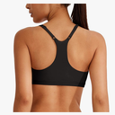 REORIA Women's Racerback Wireless No Padded Comfortable Sleep Bralettes Bras for Women, M Black