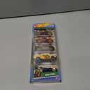 Hot Wheels 1:64 Scale Die-Cast Toy Cars 5-Pack, Set of 5 Toy Race Cars, Hot Rods, Character Cars, Rescue or Pick-Up Trucks (Styles May Vary)