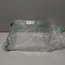 iDesign Plastic Stackable Pantry Bin - Organizer Bin with Handles for Cabinets or Fridge - Set of 2 - Clear