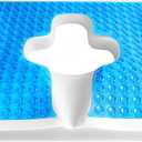 Bed Sore Cushion for Butt, Anti Bedsore Cushion, Breathe Freely Fiber Anti Decubitus for Tailbone Pain, Bedsore Pressure Relief Pillow for Bedridden, Post-Operative, Sedentary Office (Blue)