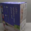 Ubbi Steel Diaper Pail, Odor Locking, No Special Bag Required, Award-Winning, Registry Must-Have, White