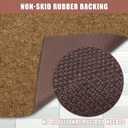 Runner Rug 2 ft x 10 ft Carpet Runners, Indoor/Outdoor Hallway Kitchen Entryway Bedroom Area Rugs with Non-Slip Rubber Backing, Garage mat, Sand, Custom