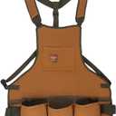 Bucket Boss mens Tool,adjustable,work Tool Bag, Brown, 16 pockets US